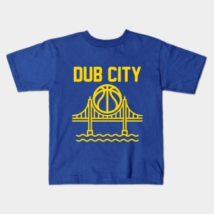 Golden State Warriors - Dub City - Bridge and Ball Kids T-Shirt